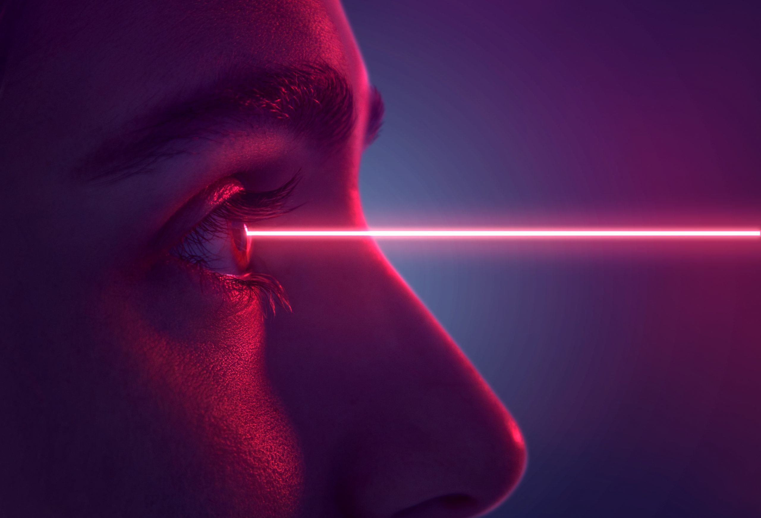 Laser,Hits,Eye